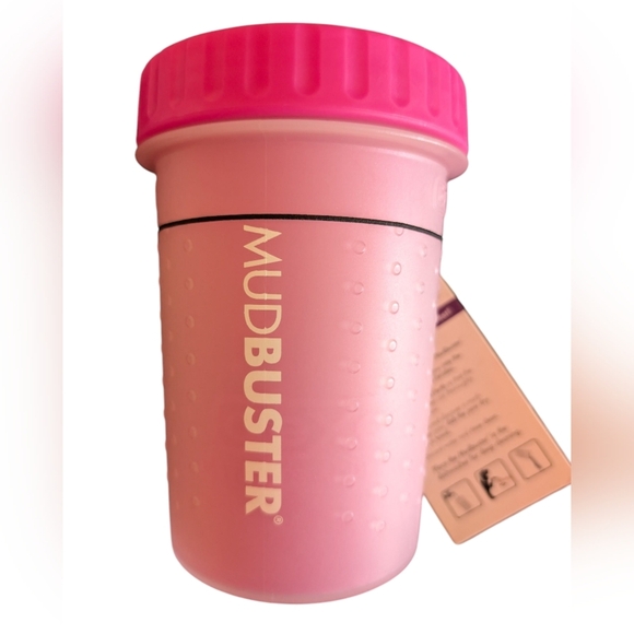 NWT Dexas Mudbuster Dog Paw Washer - Medium Pink - Picture 1 of 5